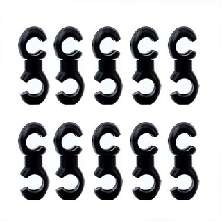 Com * 10 Chiếc Xe Đạp Cáp Phanh Kẹp Nhôm Độ Bền Xe Đạp Ống Dầu Kẹp Cố Định
