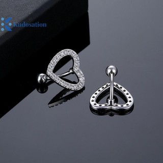 Kudosation Trái Tim Bụng Nút Vòng Rốn Xuyên Vòng Bụng Nút Xuyên Vòng Trang SứcVũ Rọc Rực Rực Rỉ Vòng