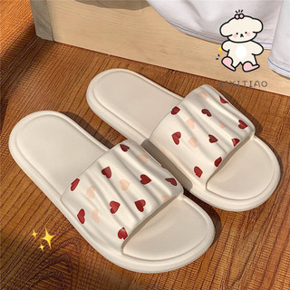 Xixitiao Mùa Hè Mới Dép Nữ Phong Cách Hàn Quốc Ngọt Ngào, Dùng Trong Nhà, Phòng Tắm, Giày Sandal Tình Yêu