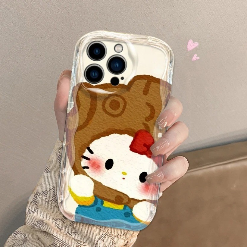 Ốp Điện Thoại Họa Tiết Cat Gấu Dễ Thương Tương Thích Cho OPPO A3X A3 Pro A40 A3S A5 AX5 A5S AX5S A7 AX7 A12e A12 A15 A15S A16 A16S A54S A8 A31 A5 A9 2020 F9 Pro Ốp Mềm