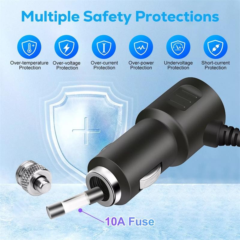 Tmoy Sạc Xe Hơi Cho Điện Thoại 120W Cắm Và Chạy Bộ Sạc Bộ Chia Sạc Bảo Vệ Quá Sạc Bộ Chuyển Đổi PD QC3.0 Sạc Xe Hơi TCS