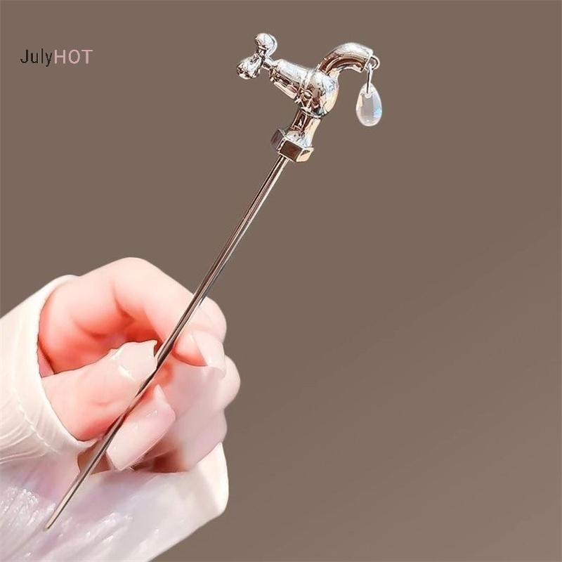 Julyhot Sáng Tạo Vòi Tóc Thời Trang Nữ Kim Loại Kẹp Tóc Nữ Trang Trí Tóc Phụ Kiện Tóc Quà Tặng Massivedeals