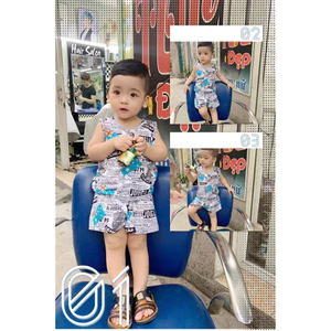 Bộ nanh bé trai 3-12kg, bộ tole đùi sát nách sơ sinh đến 2 tuổi, bộ lanh 3 lỗ cho bé trai ,bộ sát nách bé trai,