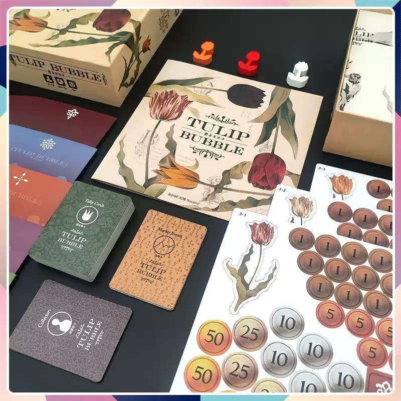 Boardgame Tulip Bubble Trò Chơi Kinh Doanh Hoa Tulip Tigar