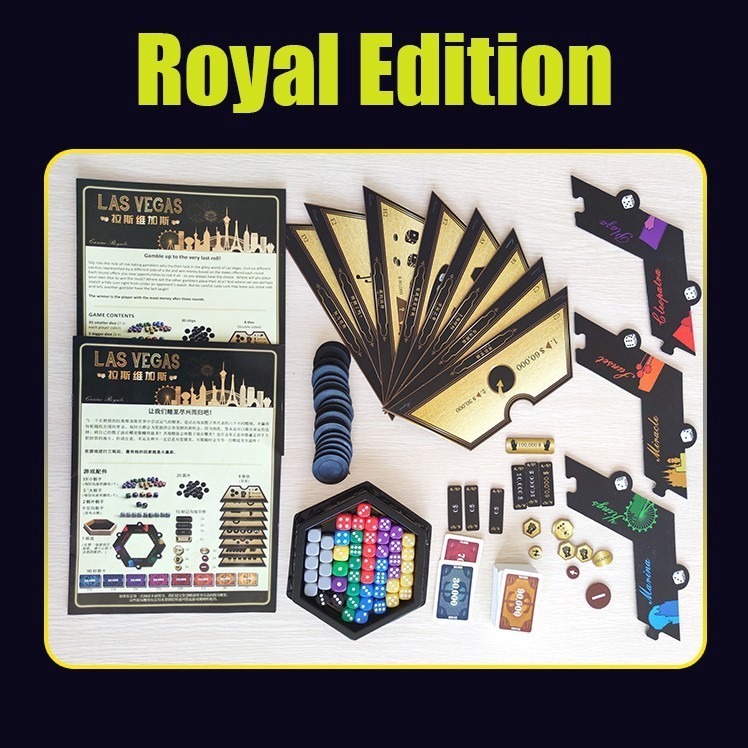 Boardgame Las Vegas Casino Game sòng bài hay kèm luật Việt Tigar