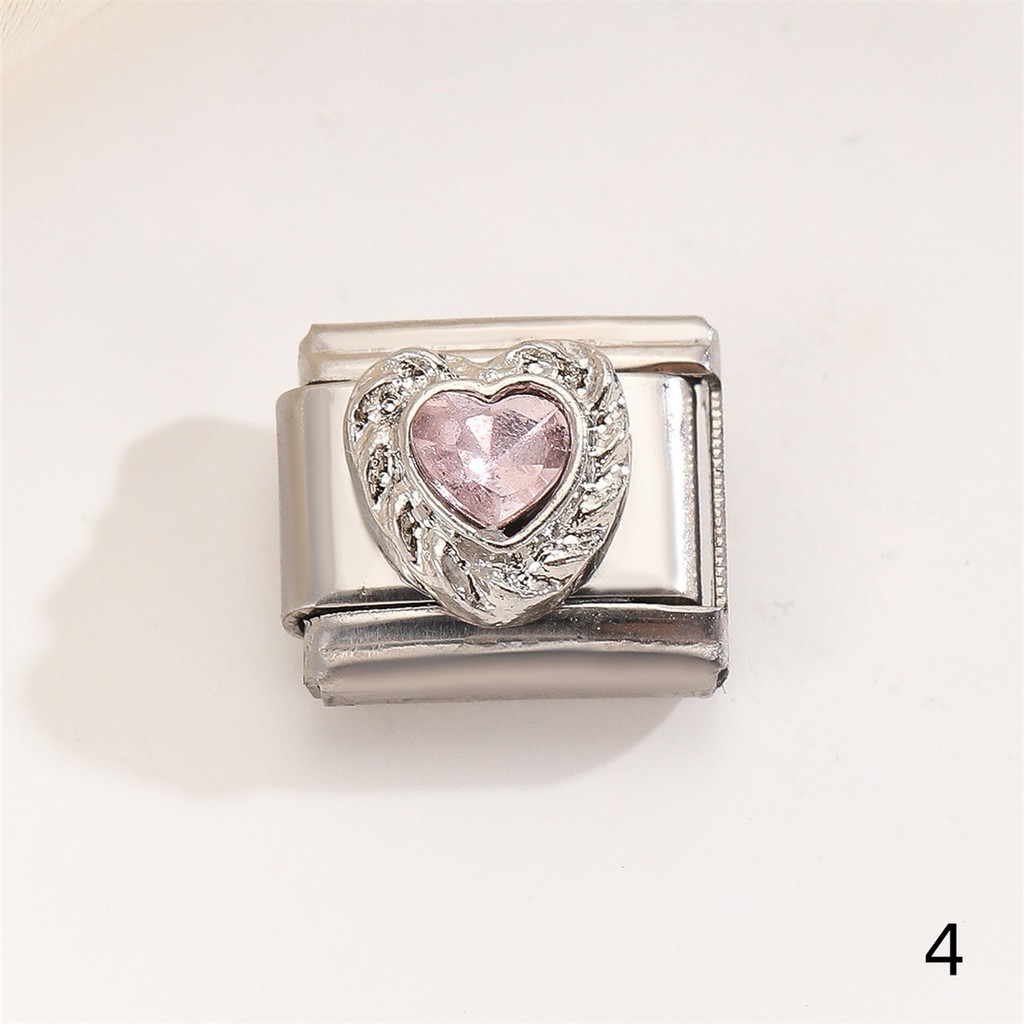 Tình Yêu Nhện Zircon Nơ Series Ý Vòng Tay Lắp Ráp Vòng Tay Đàn Hồi DIY Phụ Kiện Trang Sức