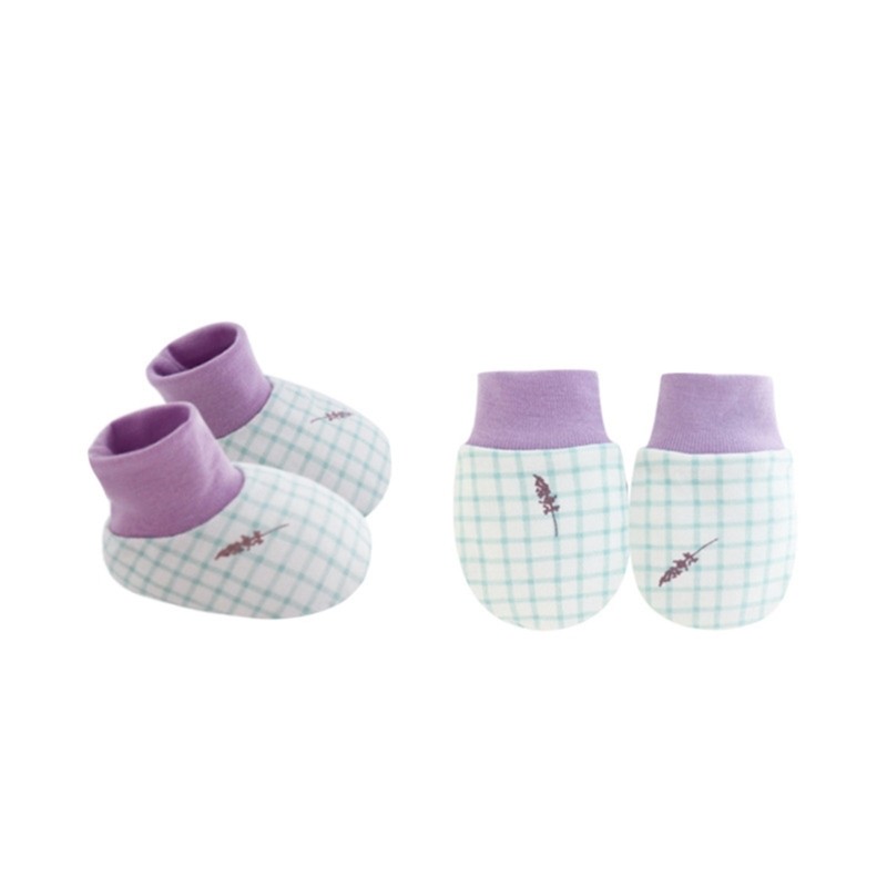 DY Scratch Mittens Tất Bộ Găng Tay Trẻ Tập Đi Găng Tay Cotton Găng Tay Giày