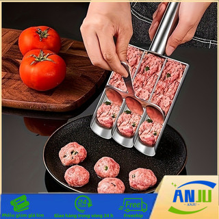 Khuôn Làm Thịt Viên Tròn Đa Năng Inox 304, Thép không gỉ Thịt Viên Muỗng, Bền Bỉ, Dễ Dàng Sử Dụng