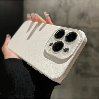 Cao Cấp Mới Titan Prime Màu Vải Lanchee Họa Tiết Da Pha Lê Camera Dành Cho IPHONE 15 14 13 12 11 Pro Max Ốp điện thoại 15PLUS Chống Sốc PC Ốp điện thoại Cứng