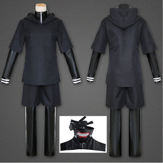 Quần Áo Bé Trai Tokyo Ghoul Kaneki Ken Thực Phẩm Chăn Nuôi Chiến Đấu Bộ 4 Món cosplay