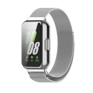 Dành Cho Samsung Galaxy Fit 3 Dây Đeo + Ốp Lưng Milanese Thép Không Gỉ Khóa Từ Dây Đeo Cho Galaxy Fit3 SM-R390 Vòng Tay Cổ Tay