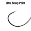 50 Cái / bộ 8003 Móc Câu Cá Thép Carbon Cao Wacky Giun Fishhooks Câu Cá Với Barbs Offset Vòng Tròn Móc
