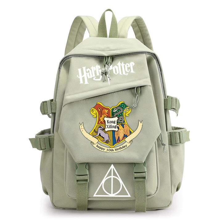Ba lô Harry Potter mới thời trang ba lô nam nữ in ba lô học sinh ba lô vải Ba lô đi học Ba lô đi học – 7