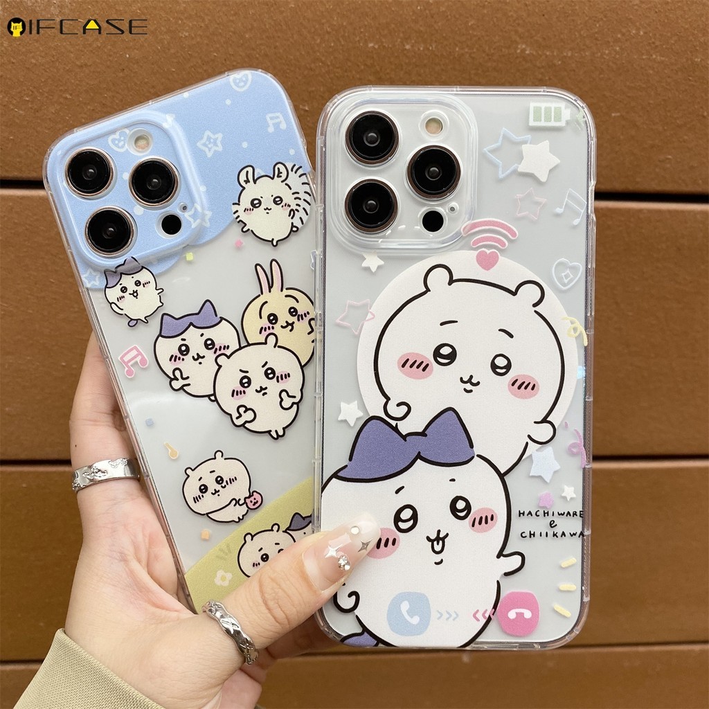 Dành Cho Samsung Galaxy Note 20 Ultra 10 Plus Lite 10 + M30 M30s M23 M20 F23 Ốp Điện Thoại Chiikawa Usagi Hamster Thỏ Thỏ Hoạt Hình Trong Suốt Vỏ Silicon Mềm