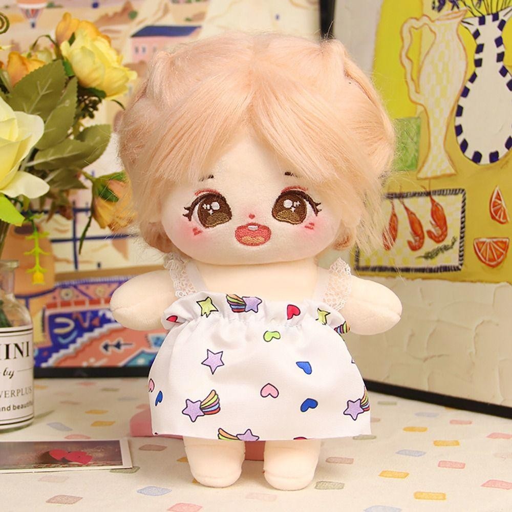 YOLOGO Váy pyjama búp bê 20CM, trang phục thay thế, đầm công chúa mini kèm phụ kiện, quà tặng, đạo cụ chụp ảnh, phụ kiện chơi nhà