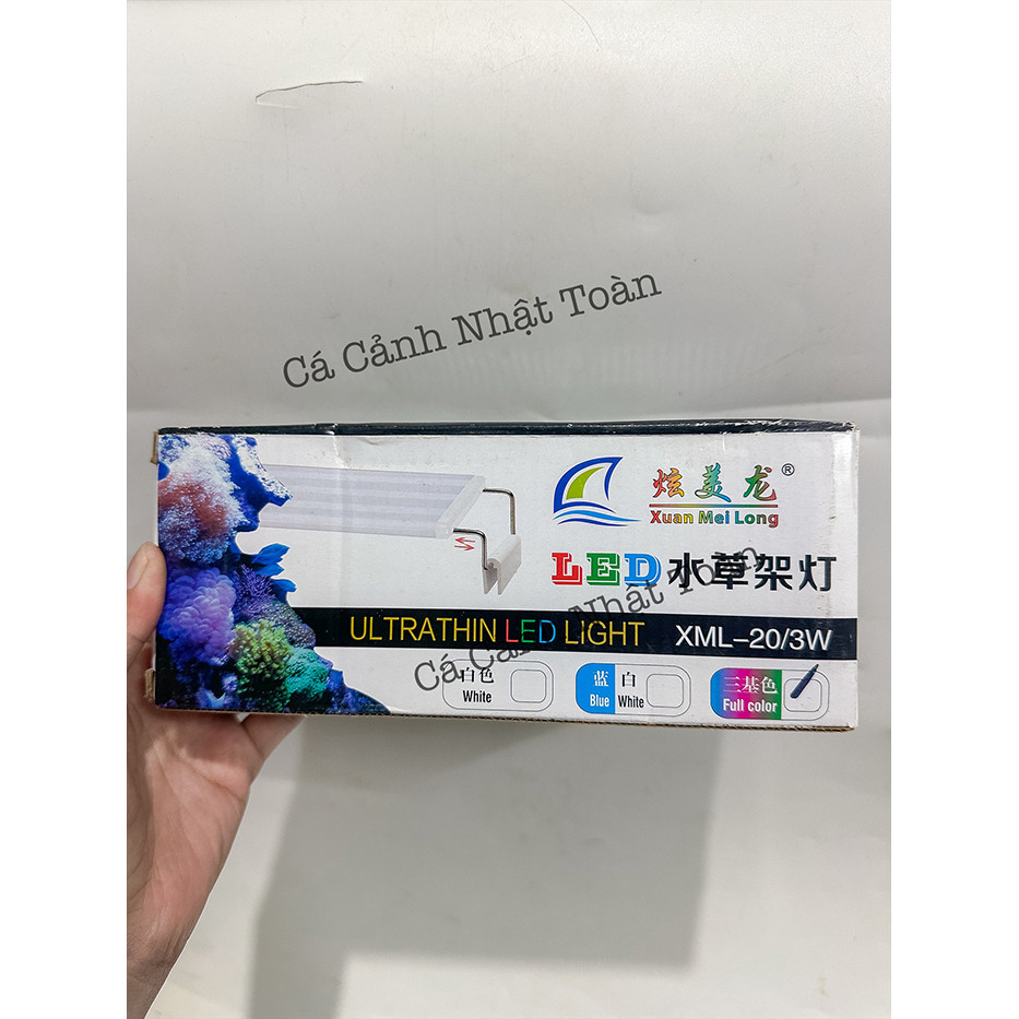 Đèn Led Kẹp Bể Cá 2 Bên XML 3 Chế Độ Màu