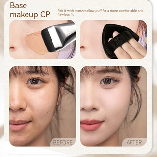 Bộ bàn chải CP dứa đen Lishu ❈ 🇾 💍 ❈ ✲ CP ❈ ❈ Potato Chip Powder Puff Lishu Air Cushion siêu mềm và không ăn bột Trang điểm mặt Puff Set