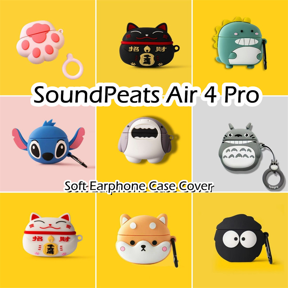 [Giảm giá hấp dẫn] Cho Soundpeats Air 4 Pro ốp tai ng Case Vệ Hộp Sạc ...