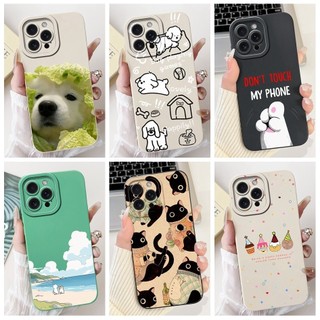 Dành Cho iPhone 14 Pro Dành Cho iPhone 14 Pro Max Bao Bảo Vệ Camera Hoạt Hình Vỏ Mềm Cho iPhone 14 Plus 14Pro Max Trường Hợp