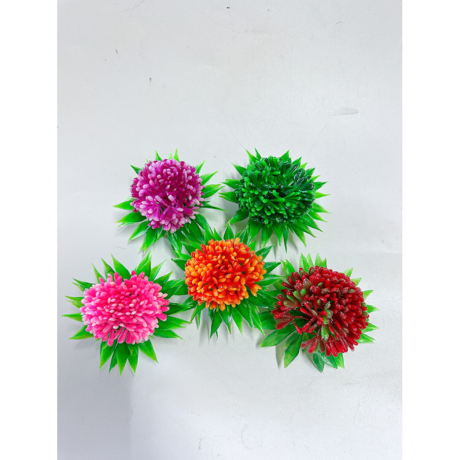Bụi Rong Giả Đủ Màu Trang Trí Bể Cá Cảnh Cao 5cm (Mẫu Ngẫu Nhiên)
