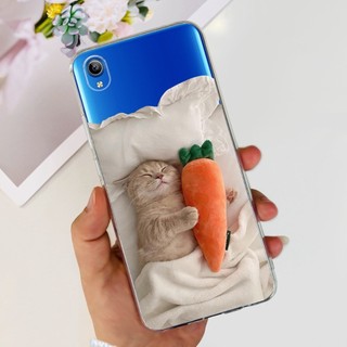 Dành Cho Vivo Y91C Y1S 1820 Vỏ Hoa Nhiều Màu Sắc SoftCase Silicon Trong Suốt TPU Vỏ Điện Thoại Cho Vivo Y90 1908 1823 1929 Ốp Lưng