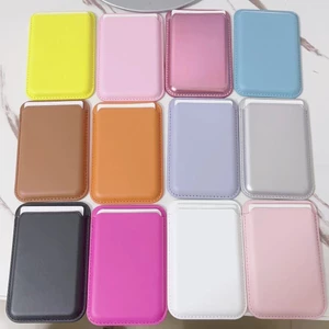 Hộp đựng thẻ ví Pu bằng da trống cho iPhone15pro 15promax 14 14promax 14pro