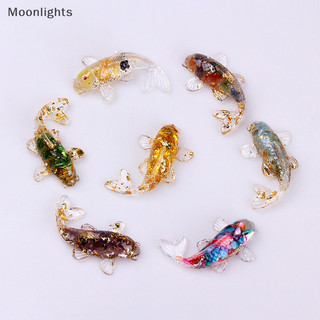 Moonlights Đá Pha Lê Sỏi Cá Koi May Mắn Hình Nhựa Lạ Mắt Cá Chép Tượng Trang Trí Nhà Bàn Làm Việc Trang Trí Quà Tặng EN