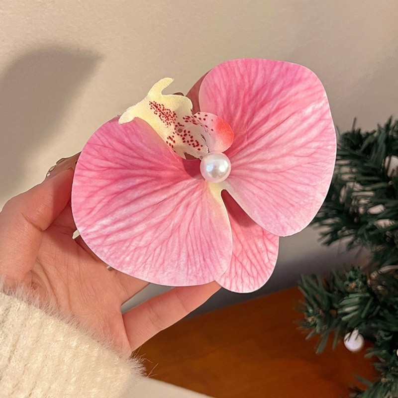 VIC Hàn Quốc Phalaenopsis Kẹp Tóc Lớn, Phù Hợp Cho Tiệc Cưới và Hàng Ngày