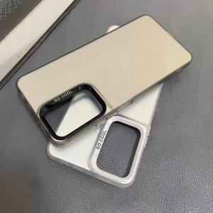 Tương Thích Cho Redmi Turbo 3 13C 12C 11A 12 10C A1 A2 9T 9A 6A K70 K60 K50 K40 Pro Ultra Ốp Lưng Điện Thoại Mềm Camera Kinh Doanh Ốp Lưng Cặp Đôi Màu Bạc