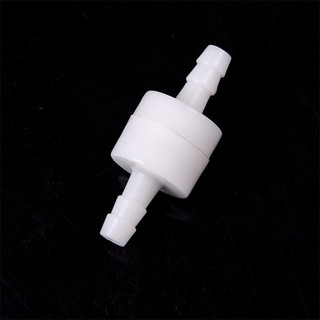 Queenten 6mm 1 / 4 "Trắng Một Chiều Nội Tuyến Van Kiểm Tra Nhiên Liệu Khí Xăng Lỏng Không Khí Mới QT