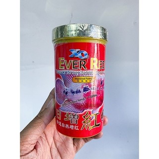 Thức ăn cho cá la hán XO Ever Red hỗ trợ tăng đầu màu châu của Singapore (Đỏ)