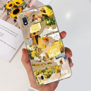 Ốp Lưng Samsung Galaxy A10 Ốp Lưng Chống Sốc Hoa Bướm Thời Trang Mới Cho Samsung A10 A 10 SM-A105F SM-A105M Ốp Lưng