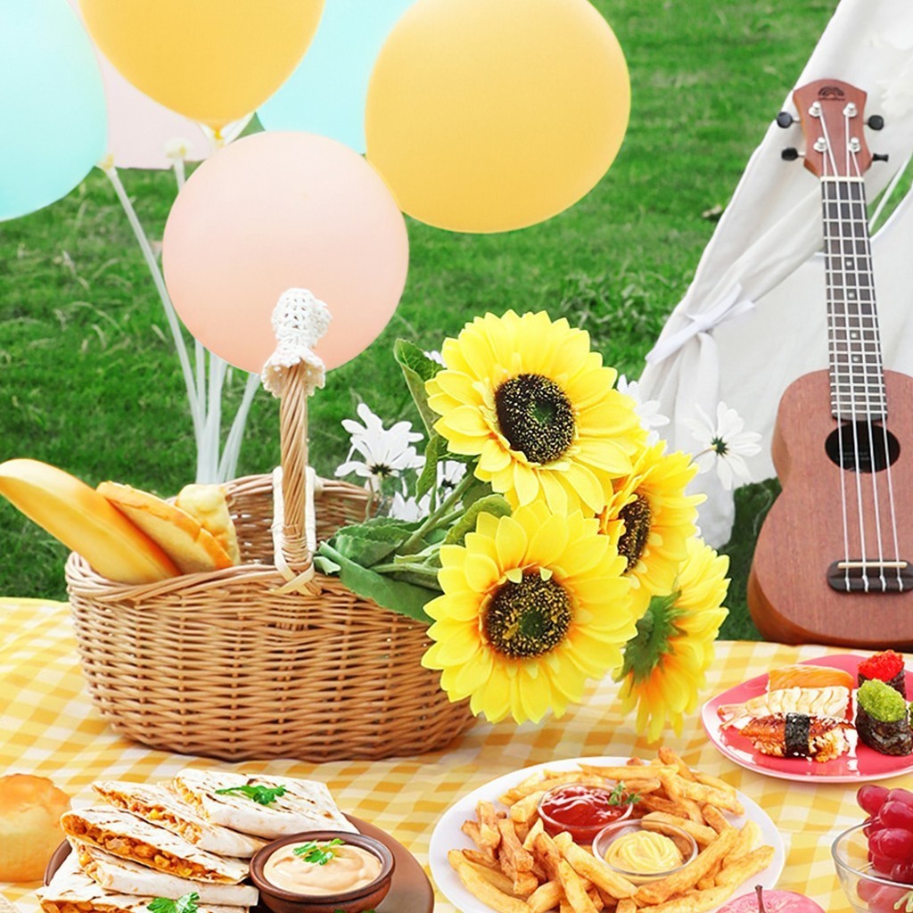 Thảm picnic thảm decor dã ngoại cao cấp chụp ảnh cực đẹp gấp gọn dễ dàng mang theo