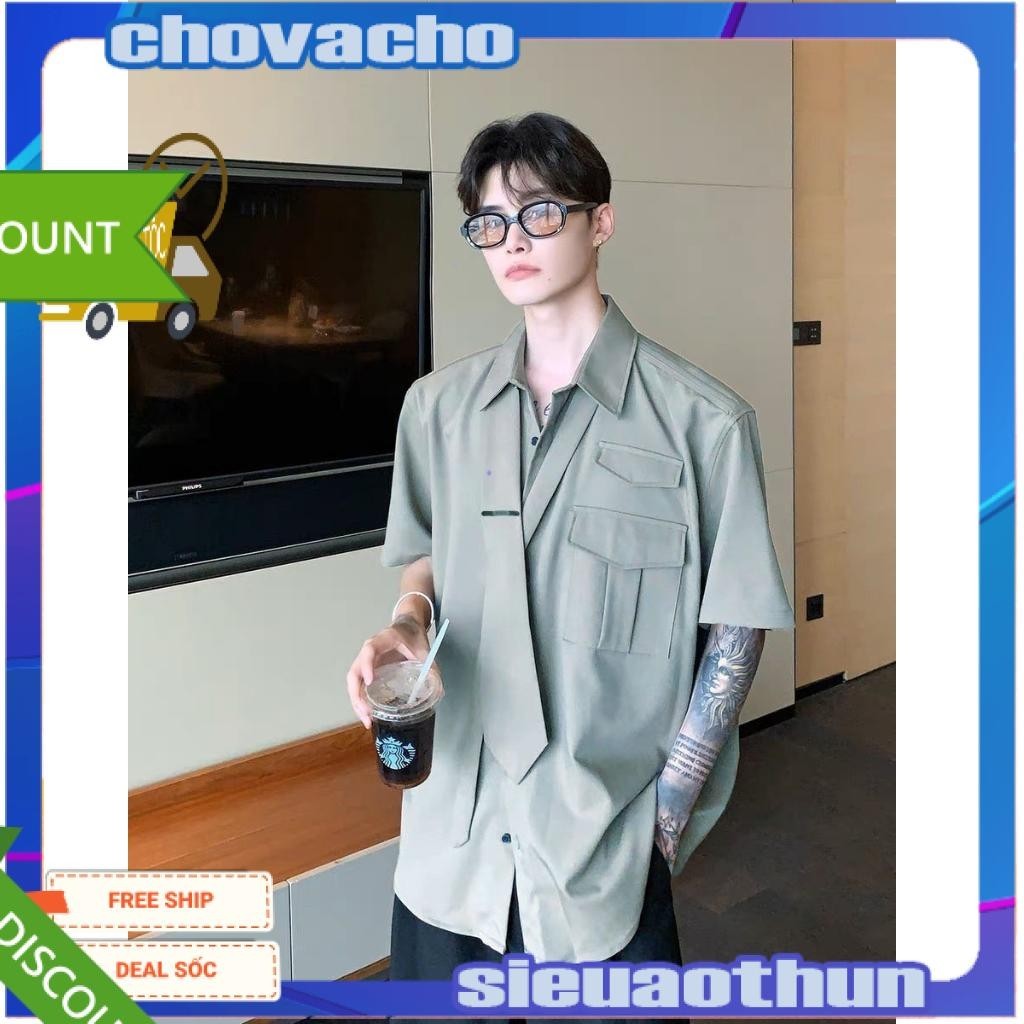 Áo Sơ mi Tay ngắn Style ITA CVC - Giá sỉ Unisex