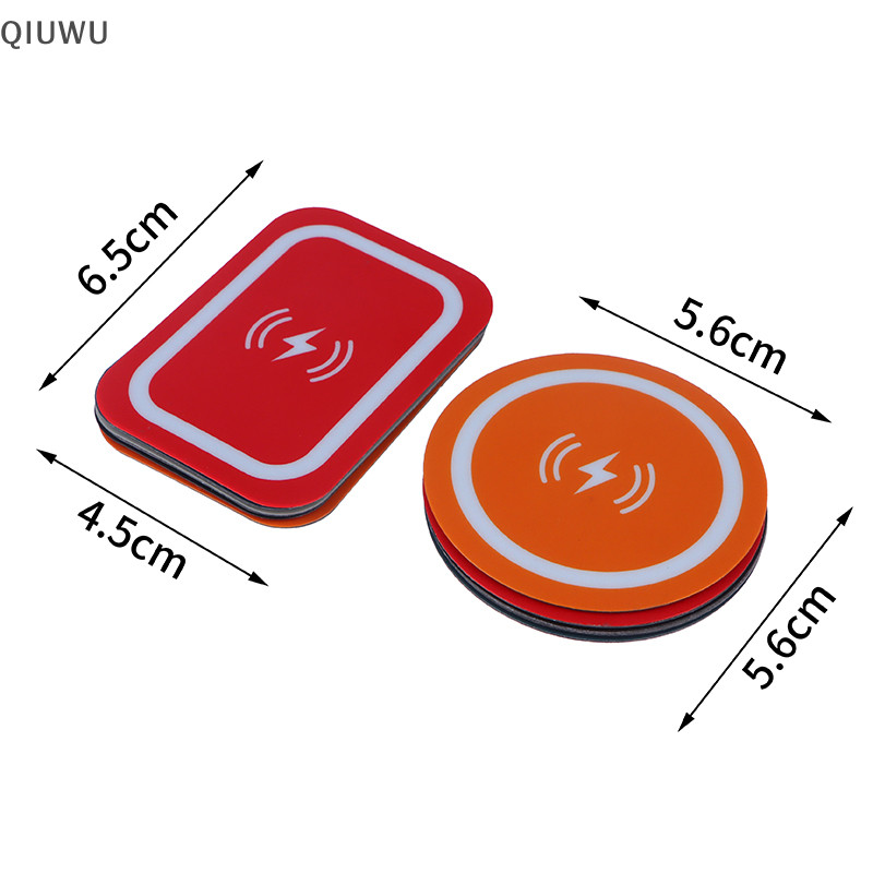 Qiuwu Đa Năng Gắn Xe Từ Tính Giá Đỡ Miếng Dán Tấm Sắt Cho Điện Thoại Di Động Tấm Kim Loại Siêu Mỏng Supporg Sạc Không Dây.