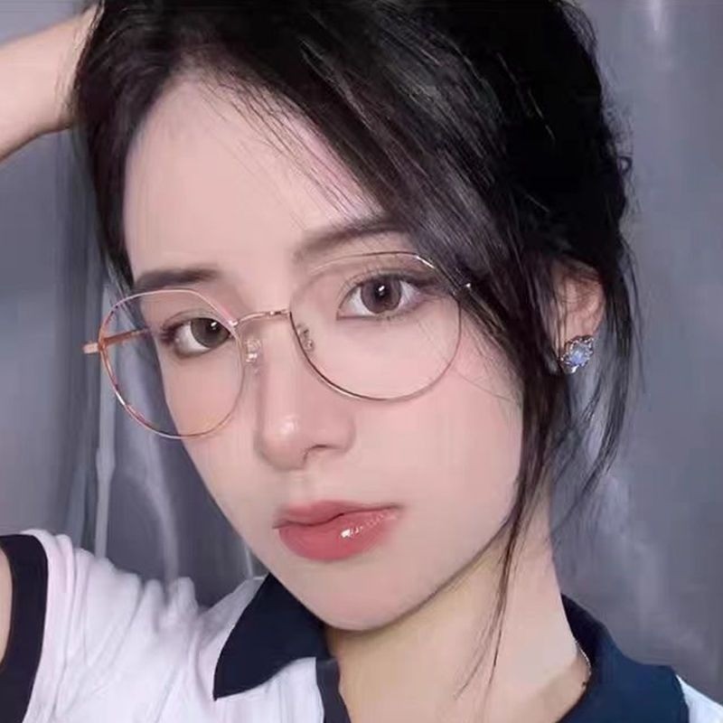 Kính cận thị thời trang -0.5 -1.0 -1.5 -2.0 -2.5 -3.0 -3.5 -4.0 -4.5 -5.0 -5.5 -6.0 độ dành cho nam và nữ với tròng kính có thể tháo rời kính chống ánh sáng xanh 1132