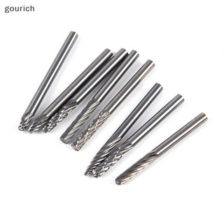 [Gou] Tập tin quay vonfram Hợp kim cứng Máy khoan khoan khoan mũi khoan 3mm Shank VN