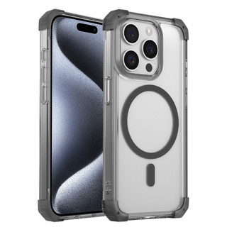 Dành Cho iphone 15 Pro Max / 14 Pro / 13 Pro Max Ốp Lưng Trong Suốt Từ Tính Chống Sốc Cấp Quân Sự Bảo Vệ Góc Bảo Vệ Mỏng Vỏ Điện Thoại