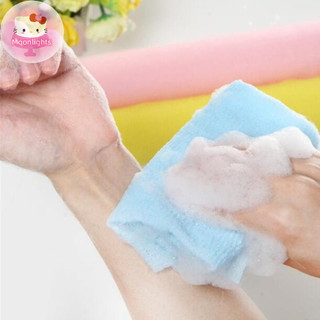 Moonlights Nylon Rửa Khăn Vải Làm Đẹp Da Cơ Thể Tẩy Tế Bào Chết Tắm Rửa Phòng Tắm EN