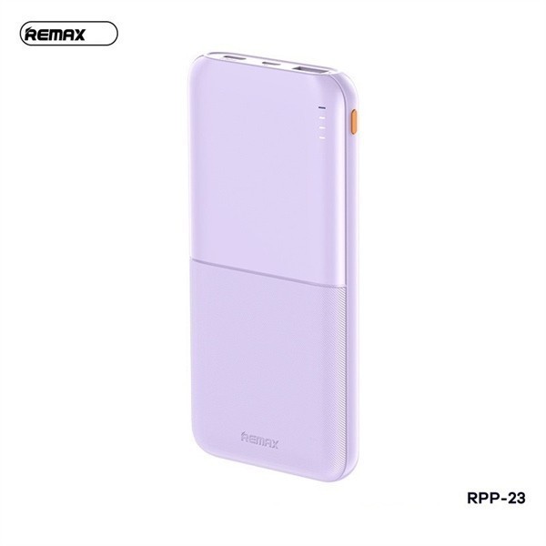 Pin sạc dự phòng REMAX RPP-23 10000mAh 2.4A(Tím)(270g) | Shopee Việt Nam