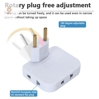 Ổ cắm điện mở rộng TWE EU 1 3 180° Ổ cắm chuyển đổi xoay AC VN