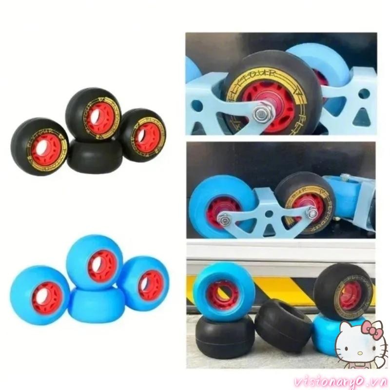 Tầm Nhìn 4 Con Lăn Freeline 82A PU Drift Board Bánh Xe Chống Mài Mòn Ván Trượt Bánh Xe