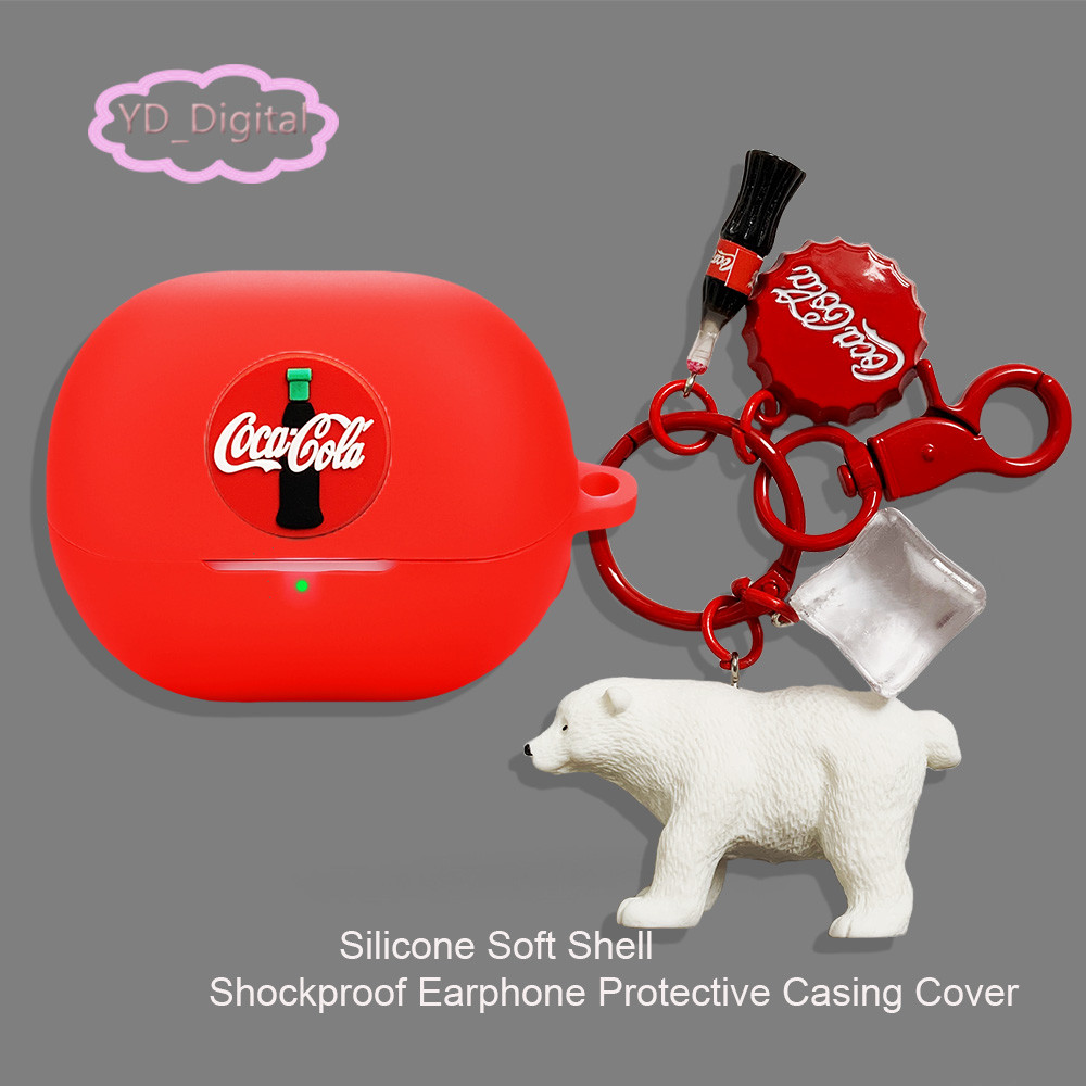 Cho SoundPEATS Pop Clip / UU Clip Case Vỏ Bảo Vệ Tai Nghe Chống Sốc Vỏ Tai Nghe Silicon Vỏ Mềm Có Mặt Dây Chuyền