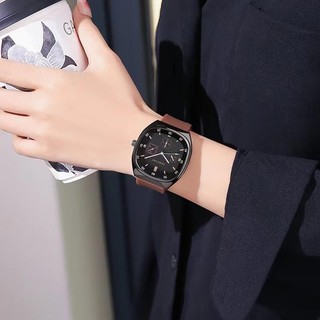 Đồng hồ thạch anh vuông Đồng hồ silicon thông thường thanh lịch Đồng hồ đeo tay cặp đôi thời trang Đồng hồ cấp độ ngoại hình cao dành cho nam và nữ