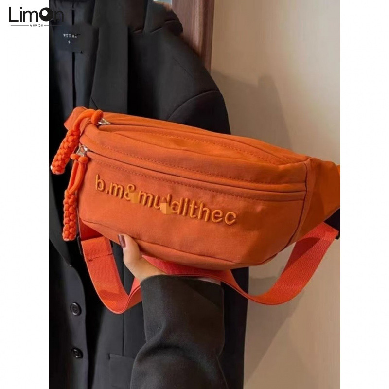 Túi đeo chéo vải Canvas Messenger nữ 2025 Túi đeo chéo một vai thời trang phong cách mới