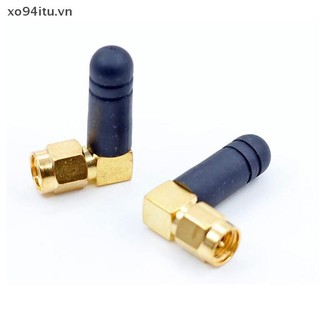 XOITU 2 Chiếc Cao Su 3dBi 2.4ghz Ăng Ten WIFI SMA Nam Router Ăng Ten VN