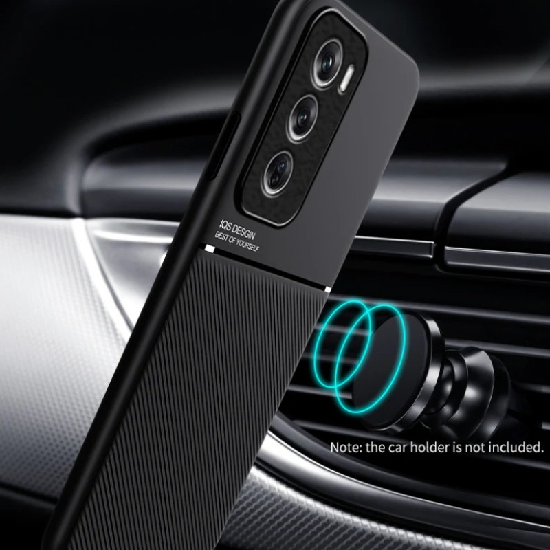 Ốp Da Cho Oppo Reno12 Pro (Trung Quốc) Giá Đỡ Từ Tính Ô Tô Tản Nhiệt Silicon Điện Thoại Reno12Pro PJW110 PJV110 Coque