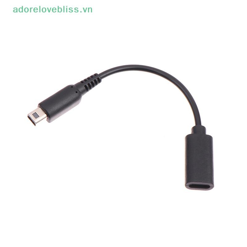 Thêm Dây Cáp Sạc USB C Loại C CHO NDSI 3DS 2DS XL / LL Mới 3DSXL / 3DSLL 2dsxl 2dsll Game Power Line BSS