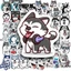 Bộ Sticker - 50 Nhãn Dán Hình Chó Husky - Chống Thấm Nước Trang Trí Đa Năng