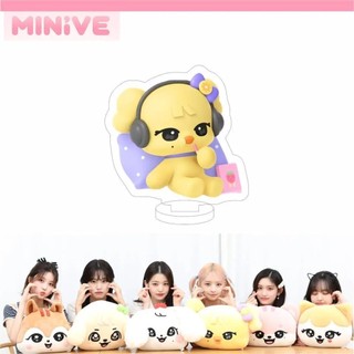Mô hình Standee Kpop IVE Acrylic Stand HD Yujin Gaeul Wonyoung LIZ Rei Leeseo fg Phụ kiện trang trí để bàn góc học tập